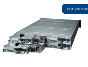 Advantech SKY-9234S3 2U4N Rackmount Server, Designed for Hyper-Converged and Storage Applications for hyper-converged infrastructure and software-defined storage.