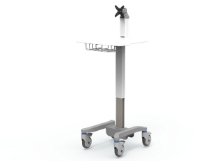 Advantech Togo-10F Fixed-Neck The Togo-10F is a manually height-adjustable display cart that offers a large work surface.