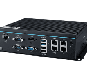 Advantech UNO-247 V2 Intel® Processor N97 IoT Edge Computer with 4x LAN, 6x COM, 4x USB, 1x HDMI, and 1x VGA.