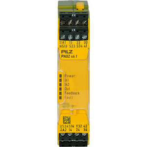 Pilz 750156 PNOZ s6.1 48-240VACDC 3 n/o 1 n/c