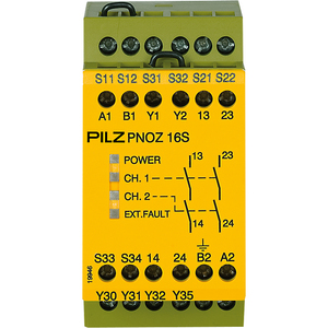 Pilz 774070 PNOZ 16S 24VAC 24VDC 2n/o 2so