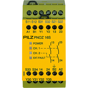 Pilz 774073 PNOZ 16S 110VAC 24VDC 2n/o 2so