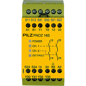 Pilz 774076 PNOZ 16S 230VAC 24VDC 2n/o 2so