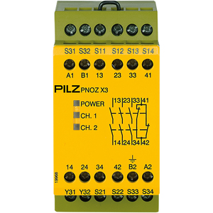 Pilz 774312 PNOZ X3 48VAC 24VDC 3n/o 1n/c 1so