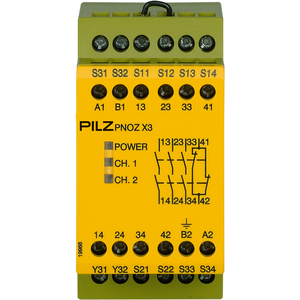 Pilz 774316 PNOZ X3 120VAC 24VDC 3n/o 1n/c 1so