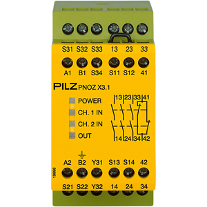 Pilz 774322 PNOZ X3.1 240VAC 24VDC 3n/o 1n/c 1so