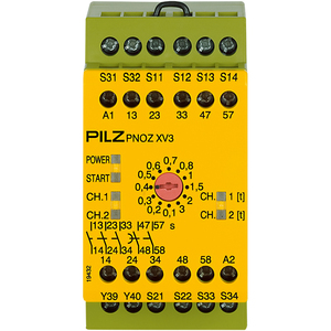 Pilz 774542 PNOZ XV3 3/24VDC 3n/o 2n/o t