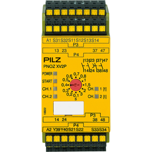 Pilz 787502 PNOZ XV2P C 3/24VDC 2n/o 2n/o t