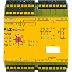 Pilz 787520 PNOZ XV3.1P C 30/24VDC 3n/o 1n/c 2n/o t