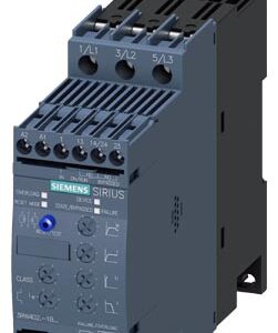 3RW4028-1BB14 SIRIUS YUMUŞAK YOL VERICI S0 38 A, 18.5 KW/400 V, 200-480 V AC, 110-230 V AC/DC VIDALI BAĞLANTI