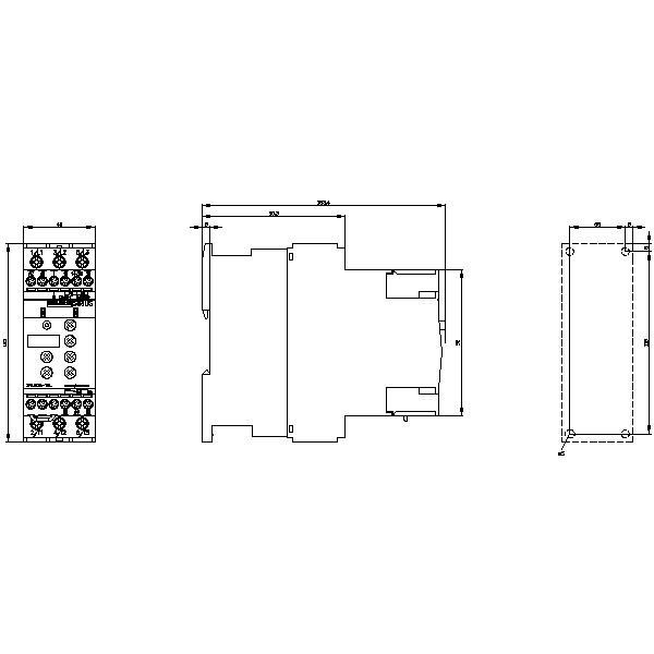 3RW4028-1BB14 SIRIUS YUMUŞAK YOL VERICI S0 38 A, 18.5 KW/400 V, 200-480 V AC, 110-230 V AC/DC VIDALI BAĞLANTI - Görsel 2