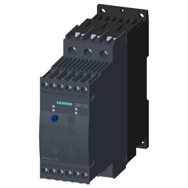 3RW4028-1BB14 SIRIUS YUMUŞAK YOL VERICI S0 38 A, 18.5 KW/400 V, 200-480 V AC, 110-230 V AC/DC VIDALI BAĞLANTI - Görsel 3