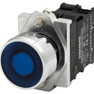 3SB6163-0DB50-1BA0 SIEMENS BUTON MAVİ LEDLİ 1NO 24V AC/DC
