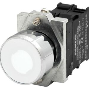 3SB6163-0DB60-1BA0 SIEMENS BUTON BEYAZ LEDLİ 1NO 24V AC/DC