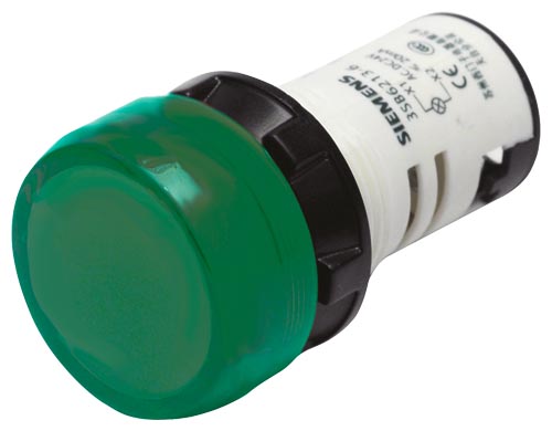 3SB6213-6AA40-1AA0 SIEMENS SİNYAL LAMBASI YEŞİL 24V AC/DC