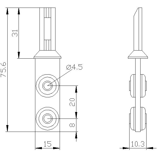 3SE5000-0AV01 SIRIUS 3SE5 MEKANIK ŞALTER AKTUATÖR: STANDART AKTUATÖR, UZUNLUK 75,6 MM - Görsel 2