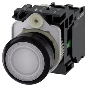 3SU1102-0AB60-1BA0 SIRIUS ACT PLASTIK BEYAZ KOMPLE IŞIKLI YAY DÖNÜŞLÜ BUTONLAR 24 AC/DC 1NO