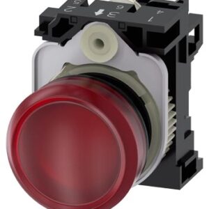 3SU1102-6AA20-1AA0 SIRIUS ACT PLASTIK KOMPLE SINYAL LAMBALAR KIRMIZI 24 AC/DC