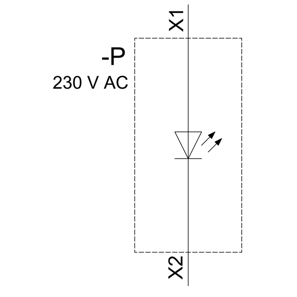 3SU1106-6AA60-1AA0 SIRIUS ACT PLASTIK KOMPLE SINYAL LAMBALAR BEYAZ 230 AC - Görsel 5
