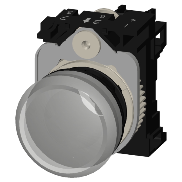 3SU1106-6AA60-1AA0 SIRIUS ACT PLASTIK KOMPLE SINYAL LAMBALAR BEYAZ 230 AC - Görsel 3