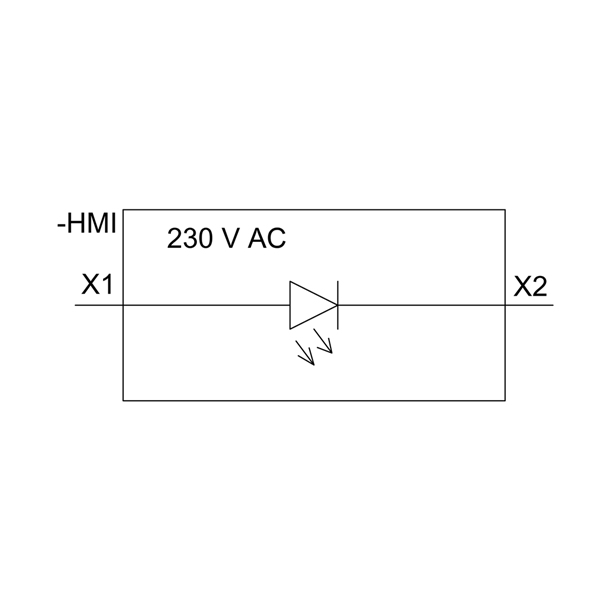 3SU1106-6AA60-1AA0 SIRIUS ACT PLASTIK KOMPLE SINYAL LAMBALAR BEYAZ 230 AC - Görsel 4
