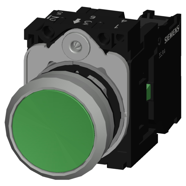 3SU1150-0AB40-1BA0 SIRIUS ACT METAL KOMPLE YAY DÖNÜŞLÜ BUTONLAR YEŞIL - Görsel 3