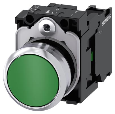 3SU1150-0AB40-1BA0 SIRIUS ACT METAL KOMPLE YAY DÖNÜŞLÜ BUTONLAR YEŞIL