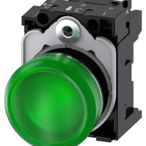 3SU1152-6AA40-1AA0 SIRIUS ACT METAL KOMPLE SINYAL LAMBALAR YEŞIL 24 AC/DC