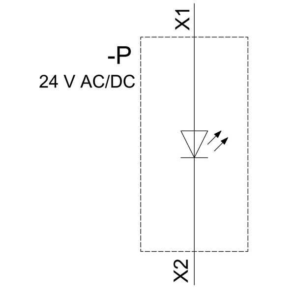 3SU1152-6AA40-1AA0 SIRIUS ACT METAL KOMPLE SINYAL LAMBALAR YEŞIL 24 AC/DC - Görsel 5