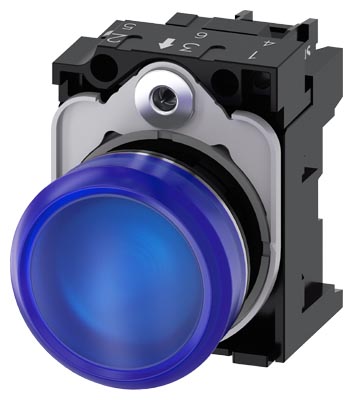 3SU1152-6AA50-1AA0 SIRIUS ACT METAL KOMPLE SINYAL LAMBALAR MAVI 24 AC/DC