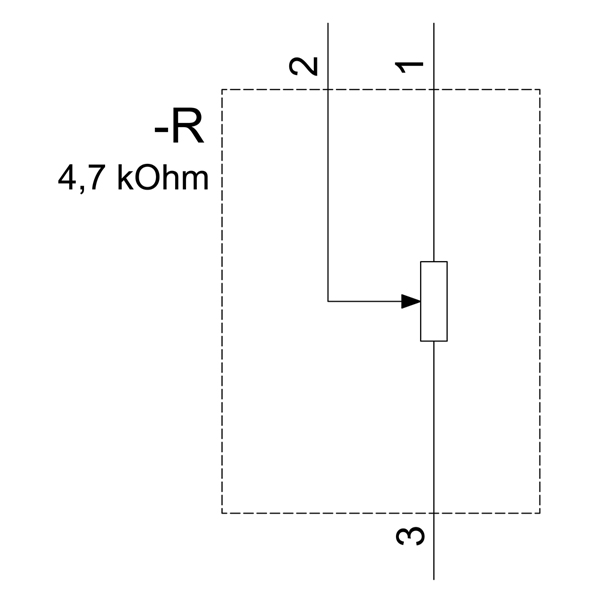 3SU1200-2PR10-1AA0 SIRIUS ACT 4,7 K OHM PLASTIK POTANSIYOMETRE - Görsel 5