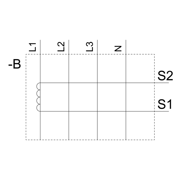 3UL2305-1A KAÇAK AKIM KORUMA KOMBİNASYONU; AKIM TRAFOSU; PENCERE ÇAPI 110 MM - Görsel 5