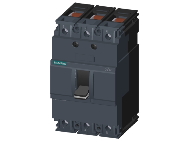 3VA1116-1AA36-0AA0 SENTRON SERİSİ KOMPAKT TİP YÜK KESİCİ GÜÇ ŞALTERİ; 3VA11; 160A; KORUMASIZ; 3 KUTUPLU - Görsel 3