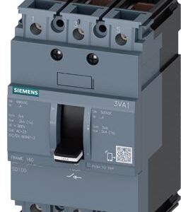 3VA1116-1AA36-0AA0 SENTRON SERİSİ KOMPAKT TİP YÜK KESİCİ GÜÇ ŞALTERİ; 3VA11; 160A; KORUMASIZ; 3 KUTUPLU