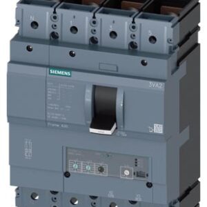 3VA2463-5HL42-0AA0 CIRCUIT BREAKER 3VA2 IEC FRAME 630 BREAKING CAPACITY CLASS M ICU=55 KA @ 415 V 4-POLE, LINE PROTECTION ETU320, LI, IN=630 A OVE
