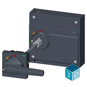 3VA9687-0FK21 3VA SERİSİ KOMPAKT GÜÇ ŞALTERİ AKSESUARI, UZATMA KOLLU TAHRIK MEKANIZMASI, KOMPLE, (KAPI VE PANO KAPAĞINA MONTAJ IÇIN), 3VA25 ( - Görsel 3