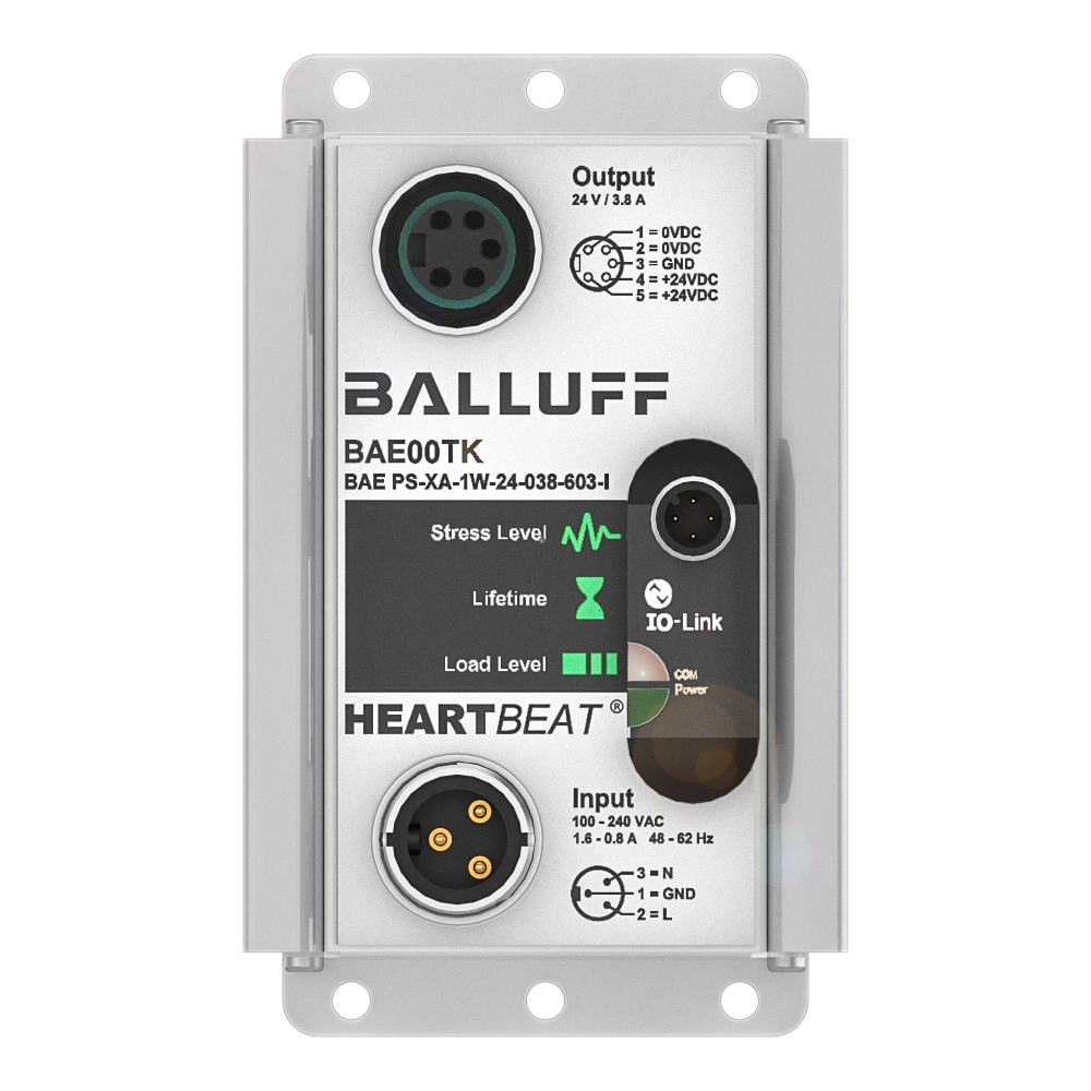 BAE00TK - BAE PS-XA-1W-24-038-603-I (Heartbeat® IO Link arayüzlü güç kaynağı üniteleri) - Görsel 3