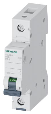 5SL4120-7 SIEMENS OTOMATİK SİGORTA KLASİK 20A 1P 10KA C TİPİ