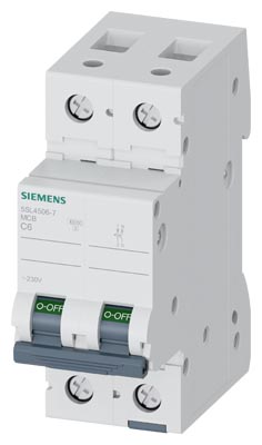 5SL4506-7 SIEMENS OTOMATİK SİGORTA 6A 1+N 10KA C TİPİ