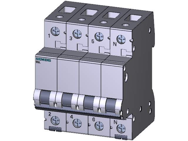 5SL4632-6 SIEMENS OTOMATİK SİGORTA 32A 3P+N 10KA B TİPİ - Görsel 3