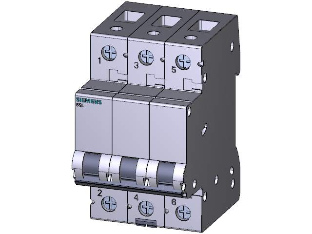 5SL6316-7 SIEMENS OTOMATİK SİGORTA 16A 3P 6KA C TİPİ - Görsel 3