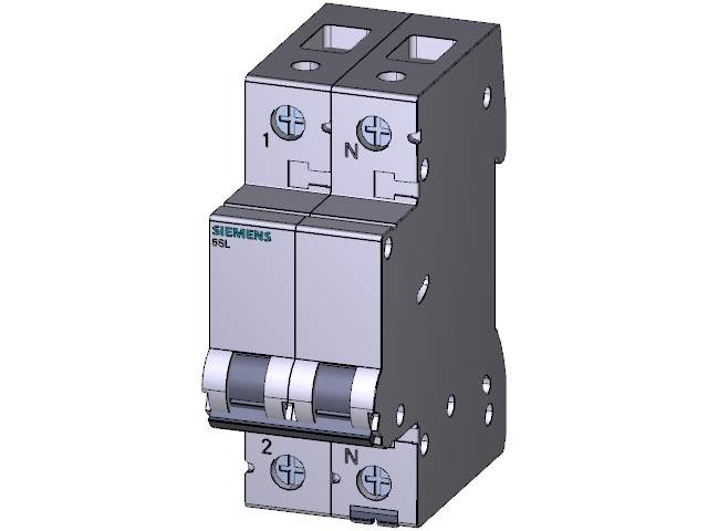 5SL6525-7 SIEMENS OTOMATİK SİGORTA 25A 1P+1N 6KA C TİPİ - Görsel 3