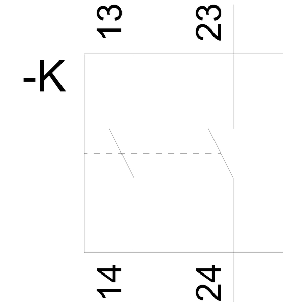 5ST3011 YARDIMCI KONTAK BLOĞU; 5SP4 VE 5SY İÇİN; 2NO; AC 230V; 6 A - Görsel 5