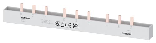 5ST3711 5SL6; 5SP4 VE 5SY İÇİN MÜŞTEREK BARA; 16 MM2; 214 MM; CU BARA; KAPAKLI; KESİLEBİLİR; 3 FAZLI VE 1 YARDIMCI KONTAKLI