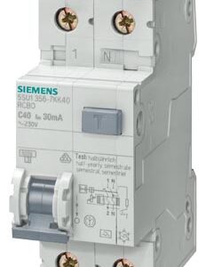 5SU1353-1KK10 HATA AKIMI KORUMA ANAHTARLI N OTOMAT-FI/LS (KAÇAK AKIM KORUMA RÖLELİ >N< OTOMAT); C10A; 4.5KA; 240V; 30MA; MONOFAZE