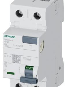 5SV3314-6 SIEMENS KAÇAK AKIM KORUMA RÖLESİ 40A 30MA 1P+N A TİPİ