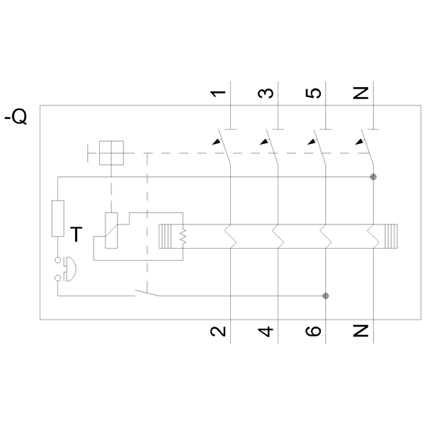 5SV4342-0 KAÇAK AKIM 25A 30mA 400V - Görsel 5