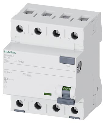 5SV4347-0 KAÇAK AKIM 80A 30mA 400V