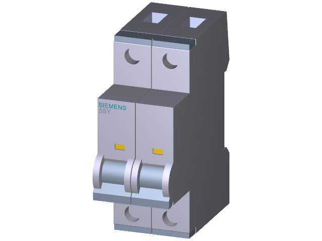 5SY4202-7 SIEMENS OTOMATİK SİGORTA 2A 2P 10KA C TİPİ - Görsel 3