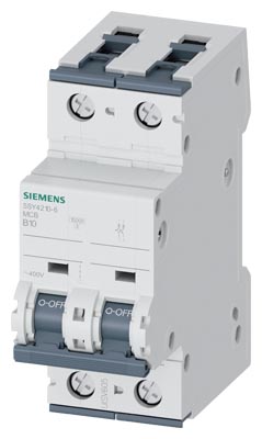 5SY4210-6 SIEMENS OTOMATİK SİGORTA 10A 2P 10KA B TİPİ